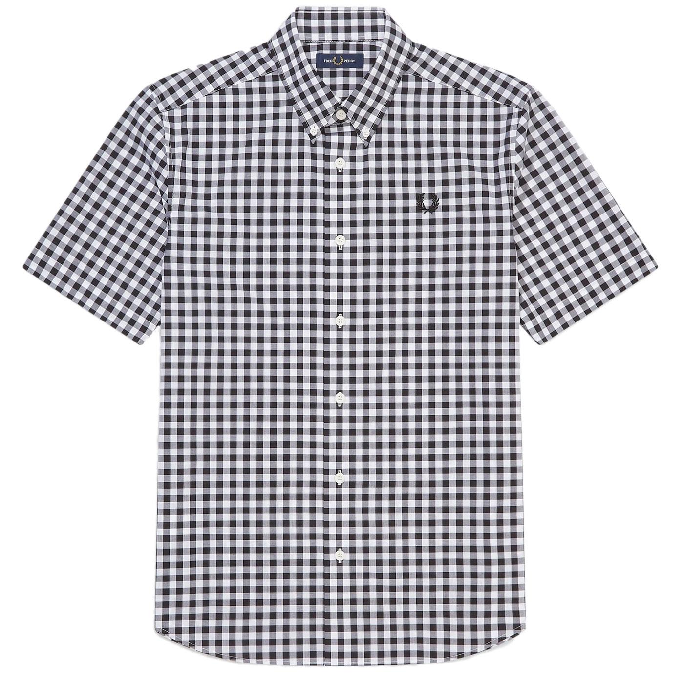 FRED PERRY Mens Modernist 2 Colour Gingham Shirt W