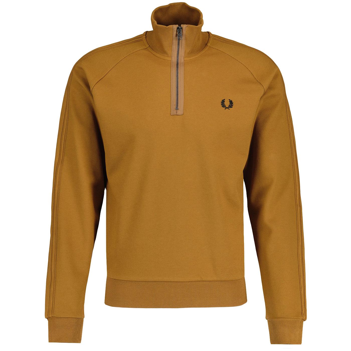 Fred Perry Retro '90s Half Zip Taped Track Jacket 