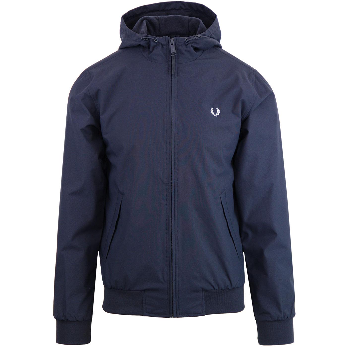 Hooded Brentham FRED PERRY Retro Jacket (Airforce)