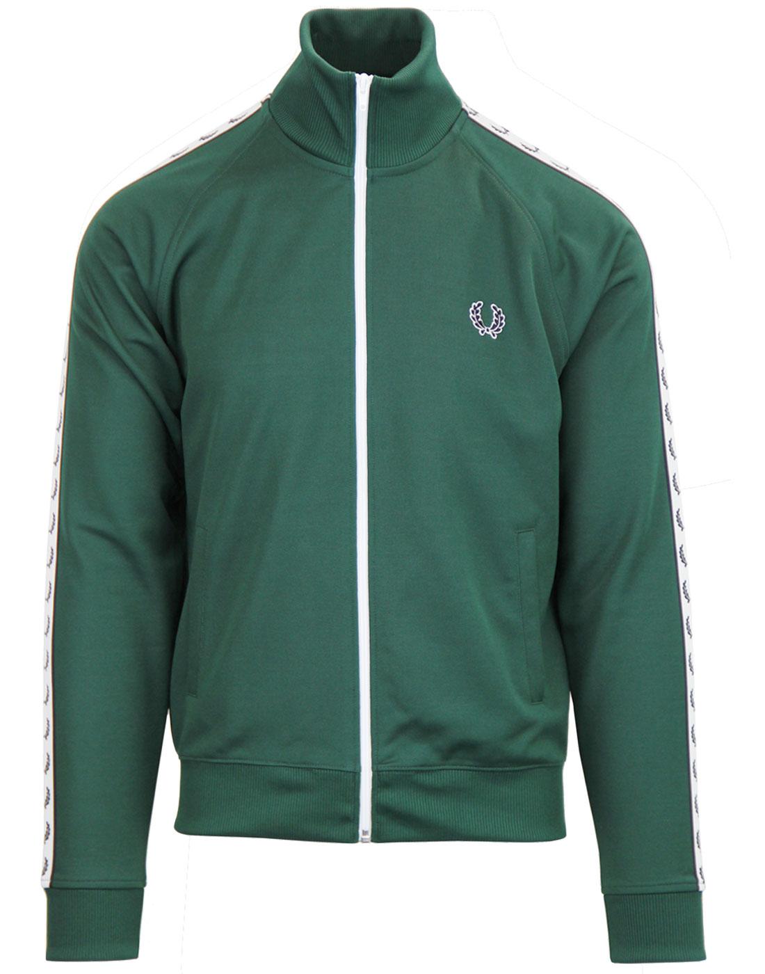 FRED PERRY Sports Tape Funnel Neck Track Jacket