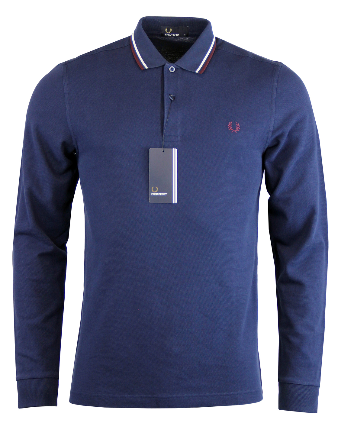 FRED PERRY Retro Mod Twin Tipped LS Polo