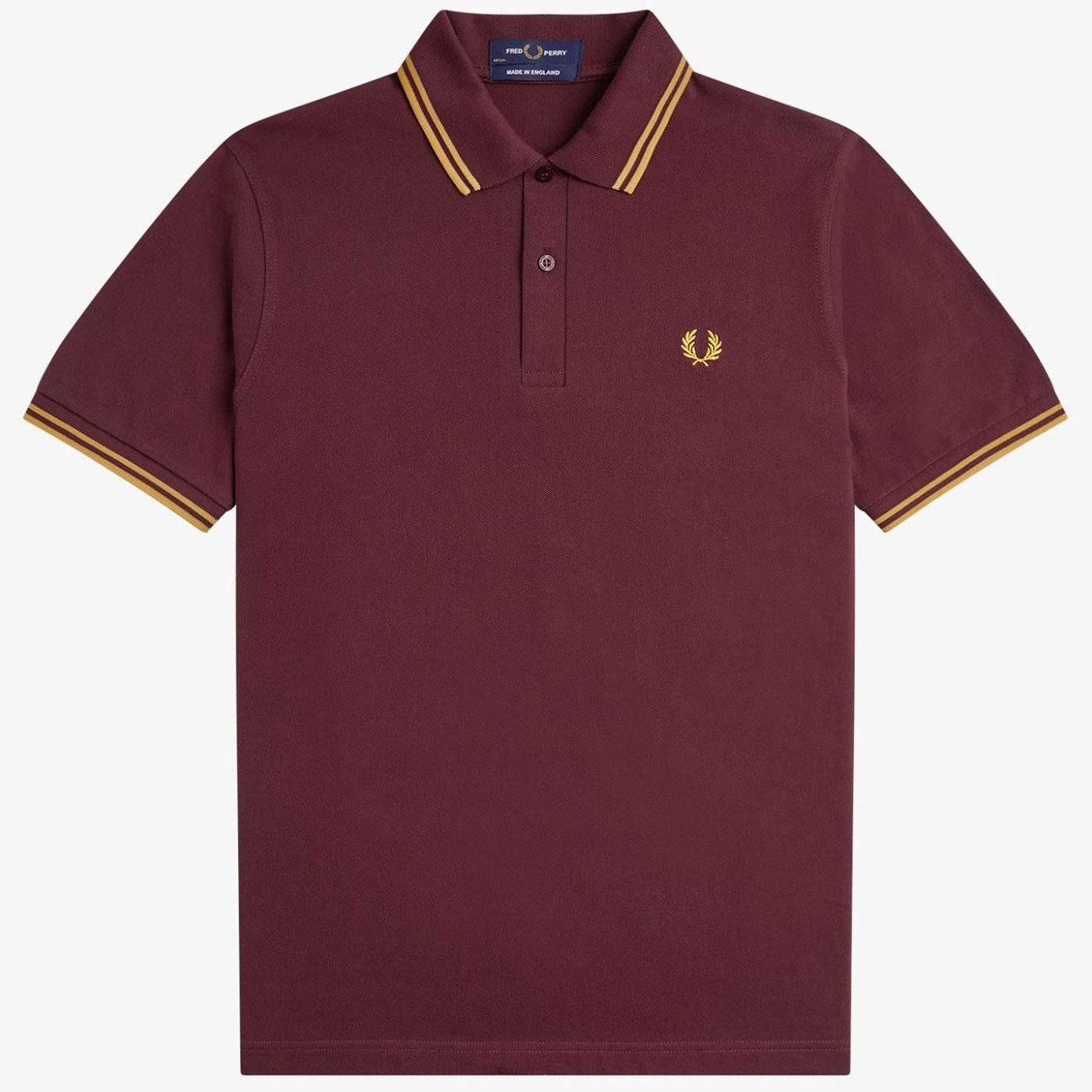 M12 FRED PERRY Made in England Twin Tipped Polo O