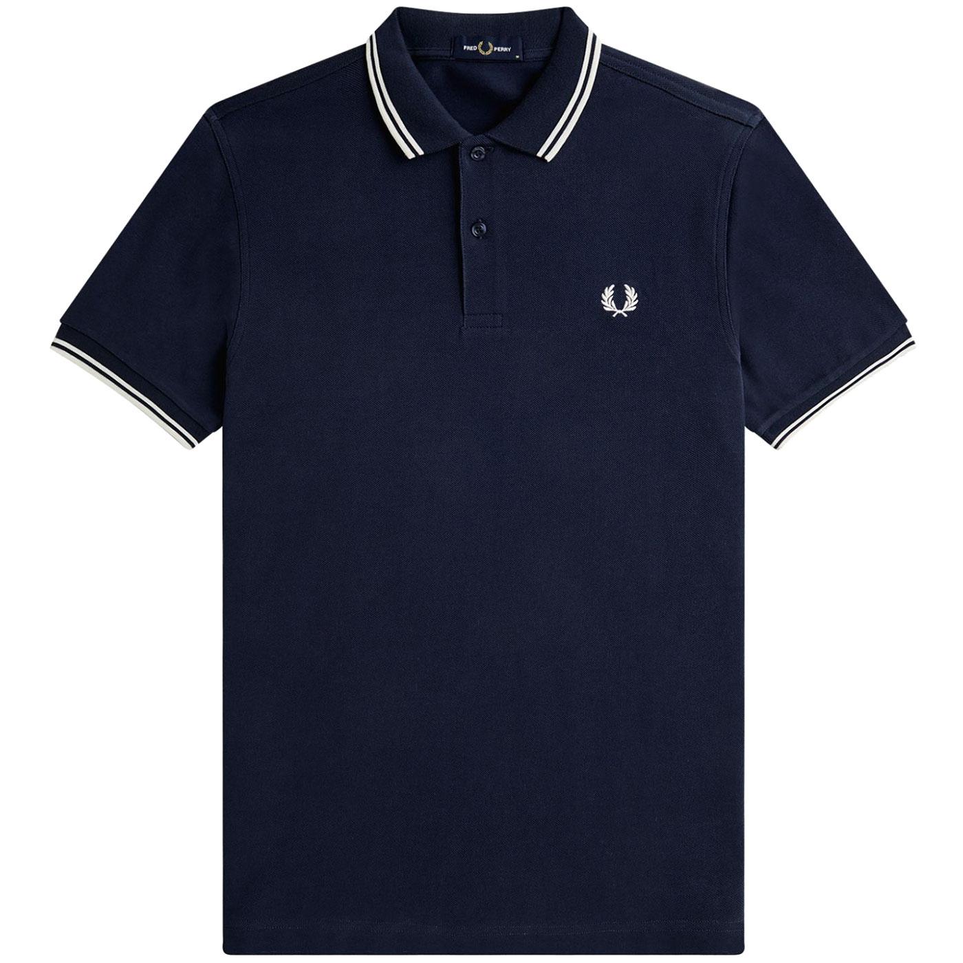FRED PERRY M3600 Twin Tipped Mod Polo Shirt AF/E