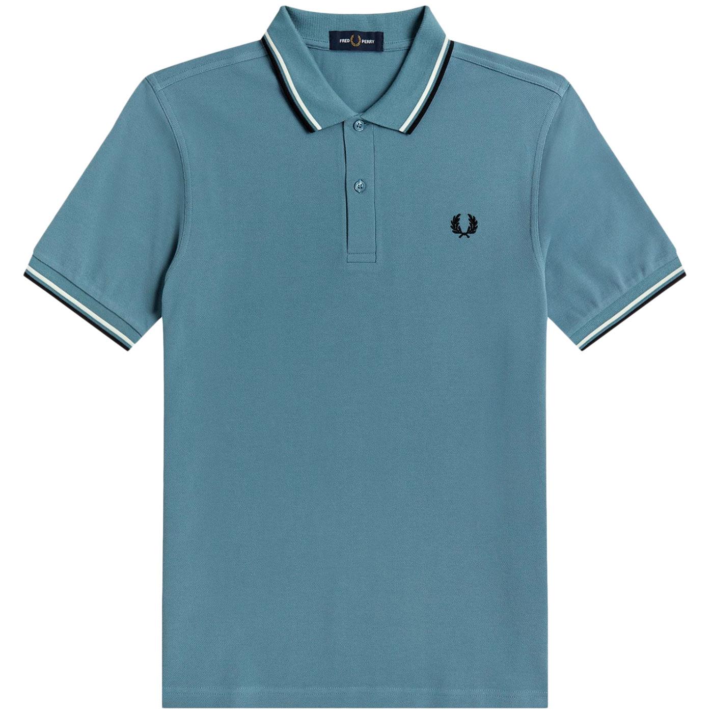 FRED PERRY M3600 Twin Tipped Mod Polo Shirt (AB)
