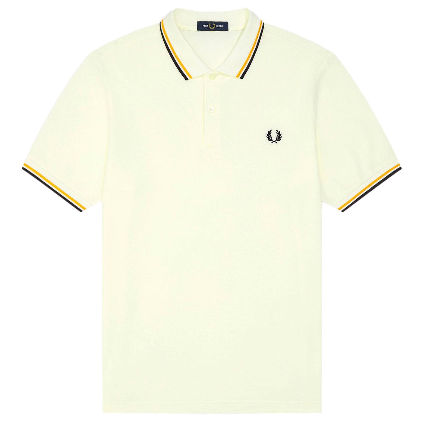 FRED PERRY M3600 Mod Twin Tipped Polo Shirt SW/G/B
