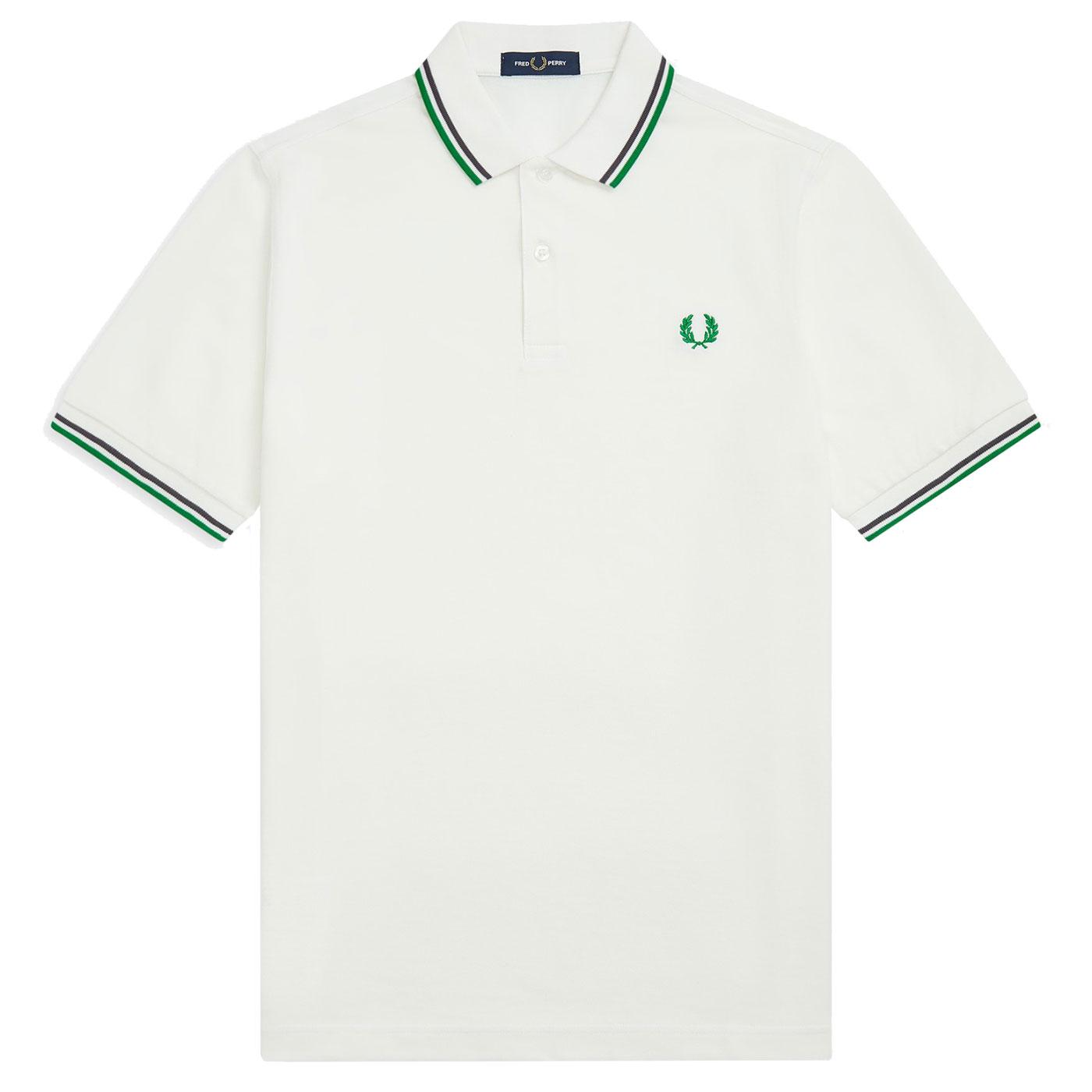 FRED PERRY M3600 Mod Twin Tipped Pique Polo SW/C/G