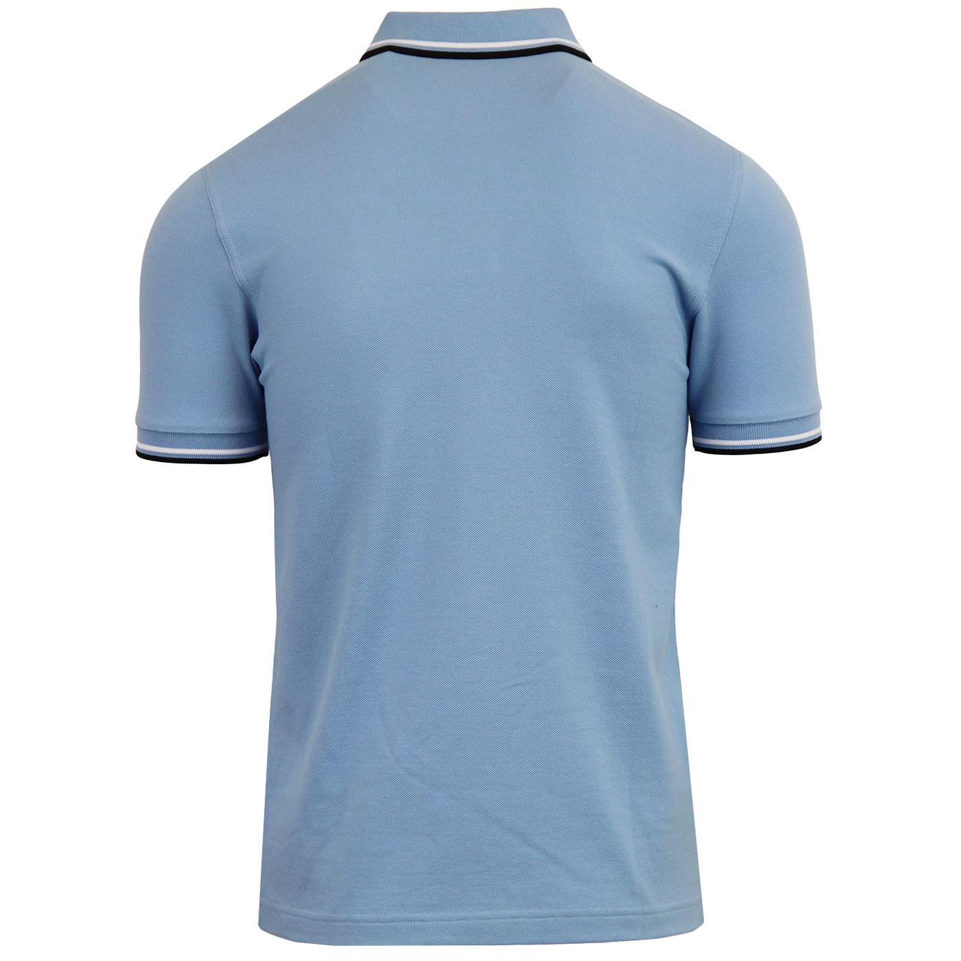 FRED PERRY M3600 Men's Mod Twin Tipped Polo in Sky