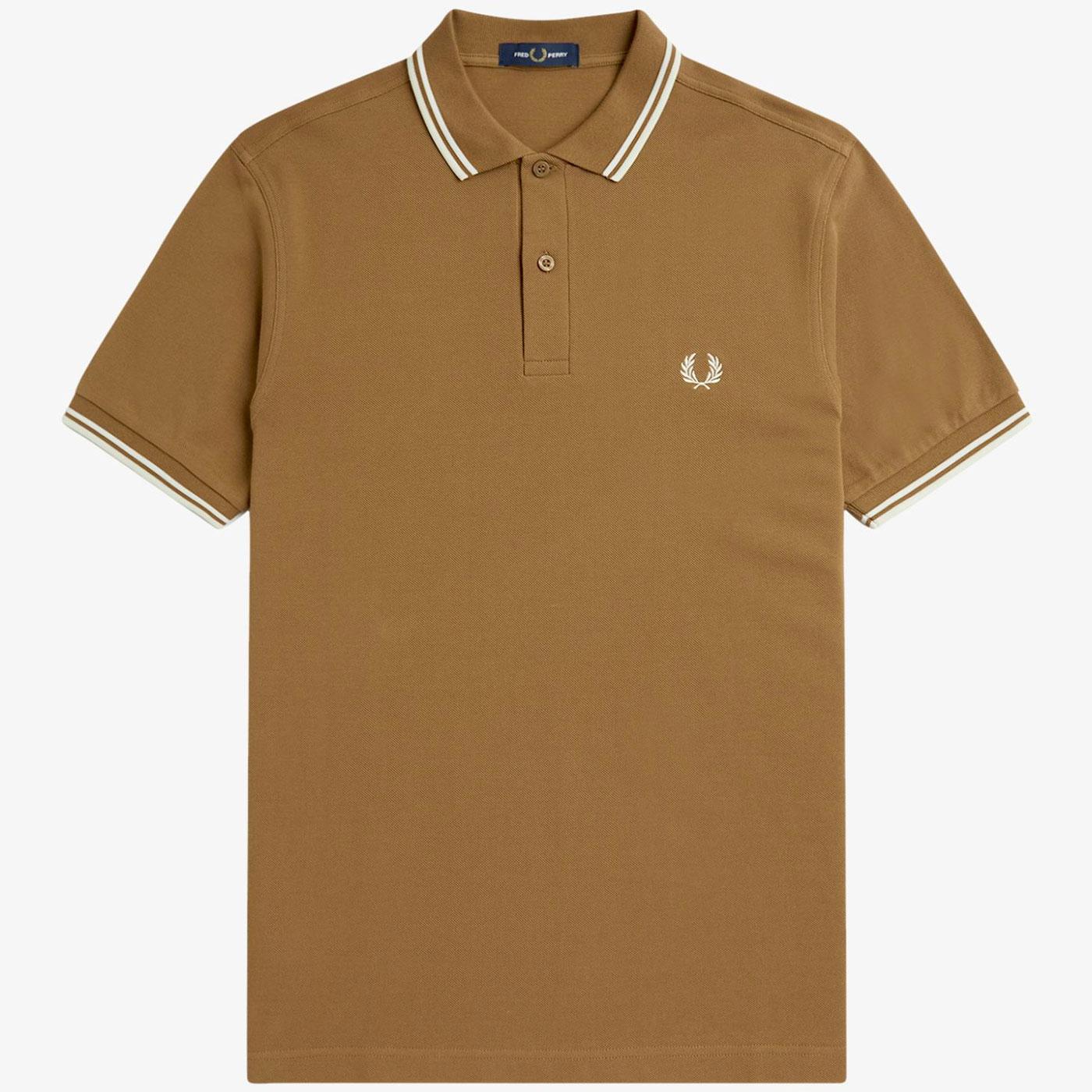 FRED PERRY M3600 Mod Twin Tipped Polo Shirt SS/SW