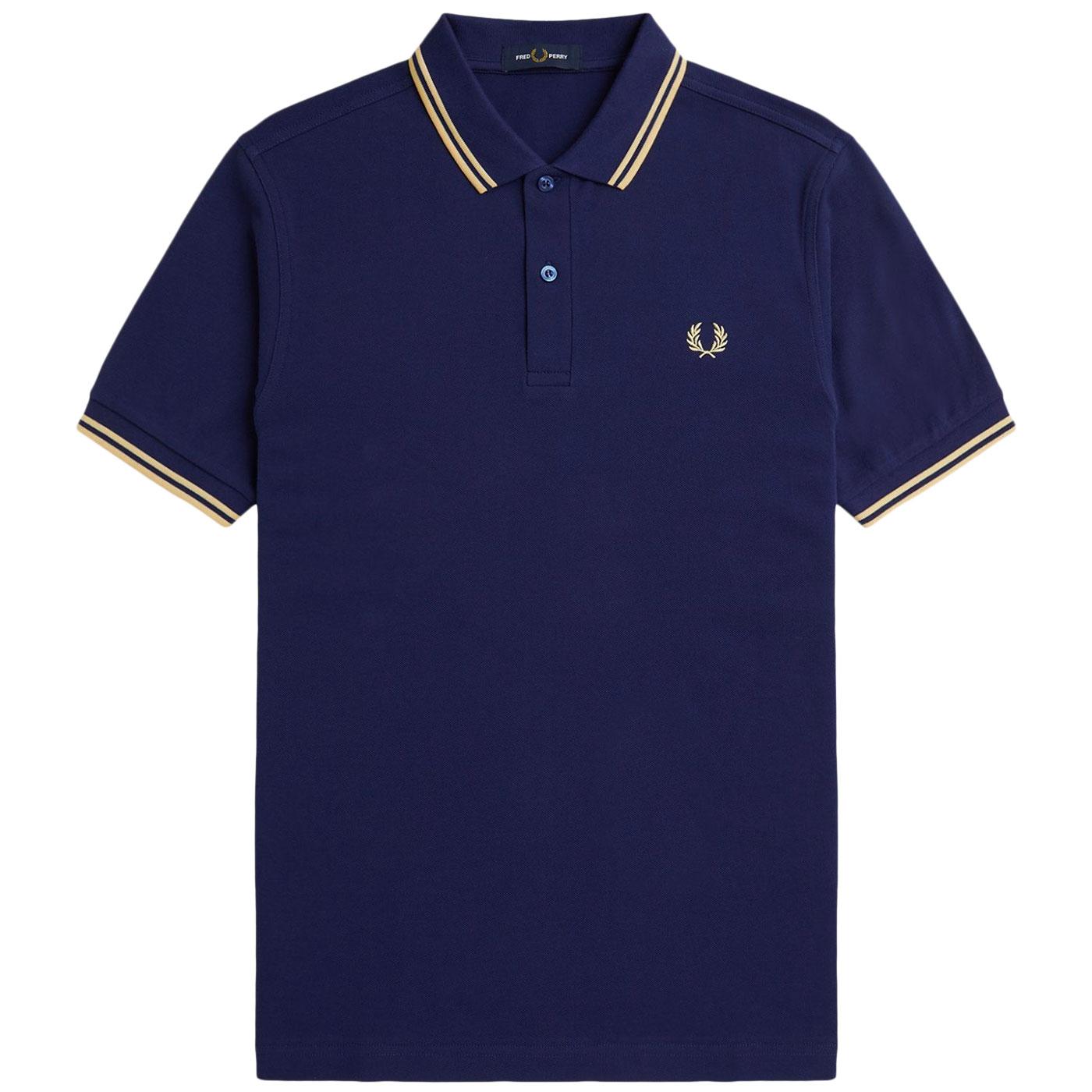 FRED PERRY M3600 Mod Twin Tipped Polo Shirt FN/IC