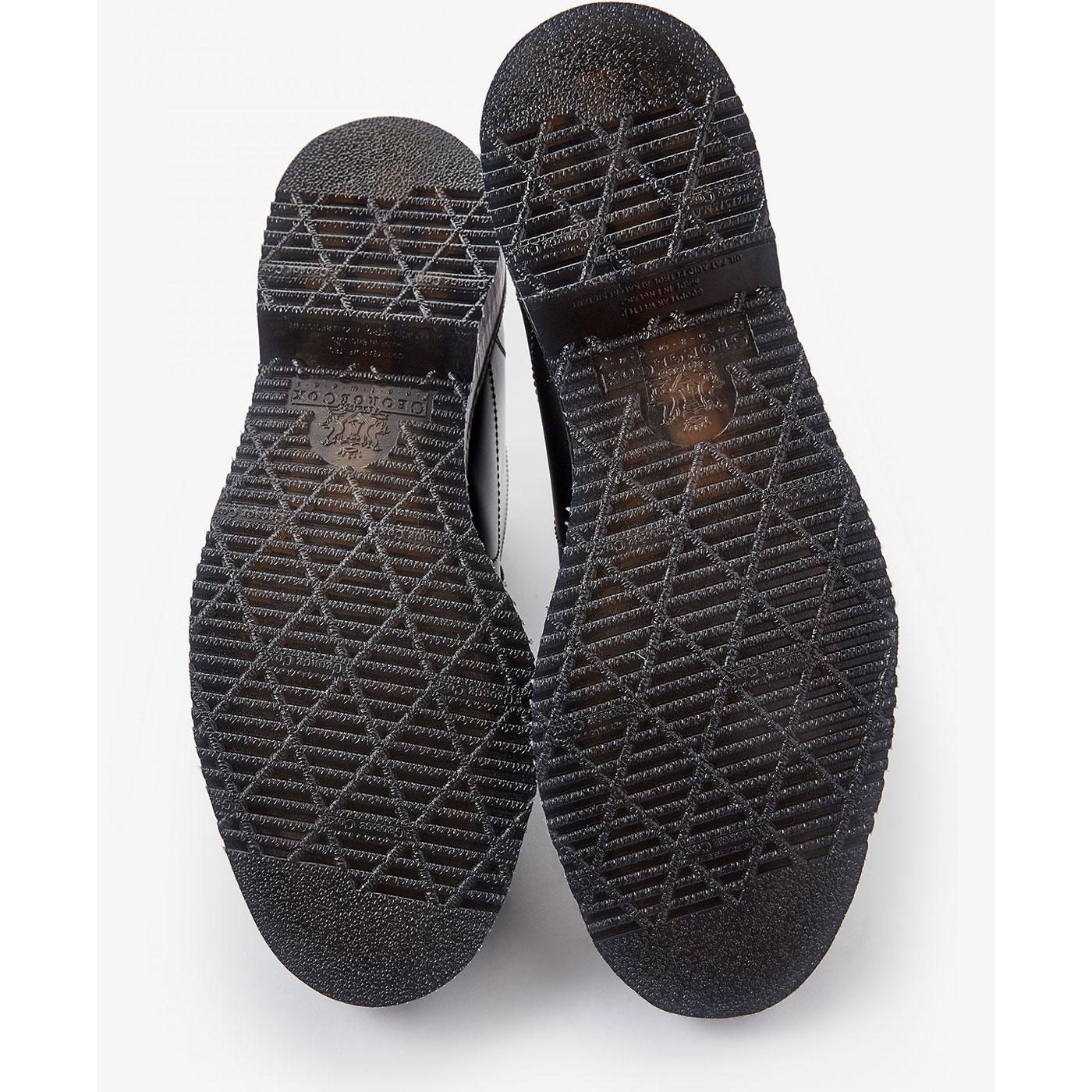 fred perry x george cox leather monkey boot