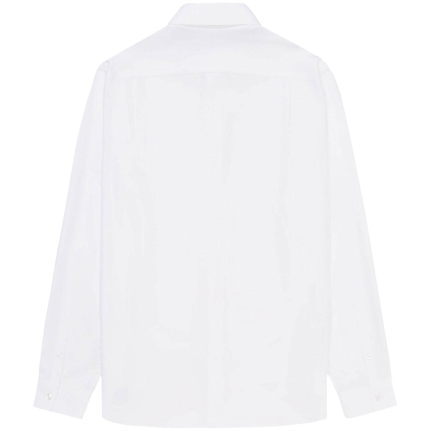 fred perry white oxford shirt