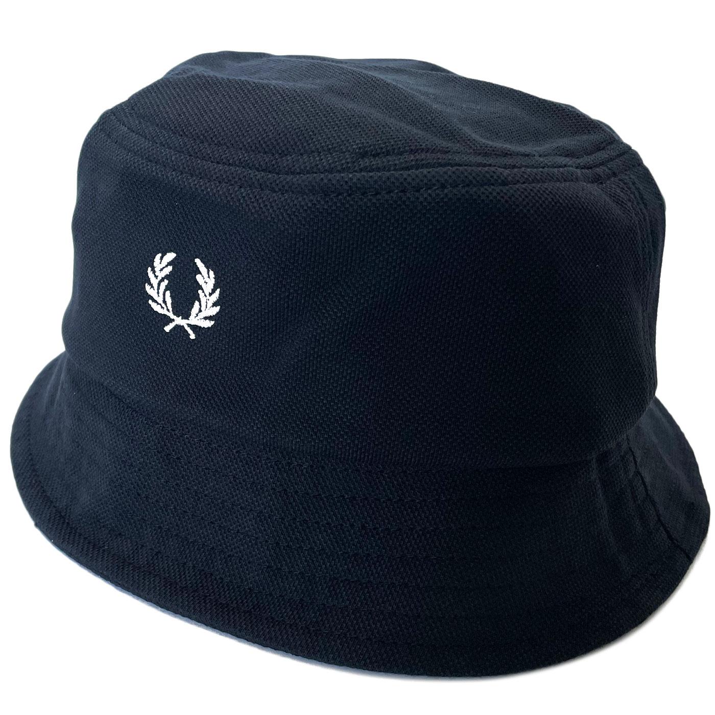 Fred Perry Retro 90s Classic Pique Bucket Hat N/SW