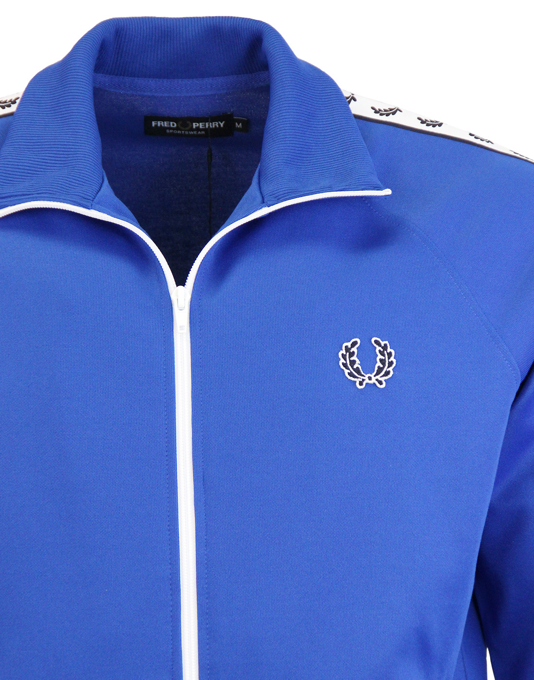 Fred Perry Retro Indie Laurel Wreath Track Jacket In Regal