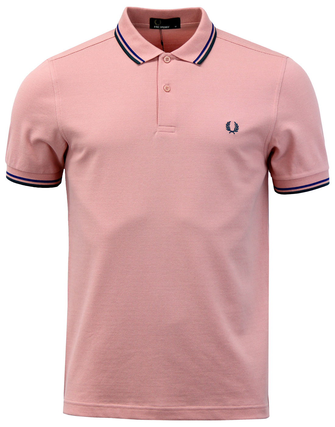 FRED PERRY M3600 Mod Twin Tipped Polo Shirt - PINK