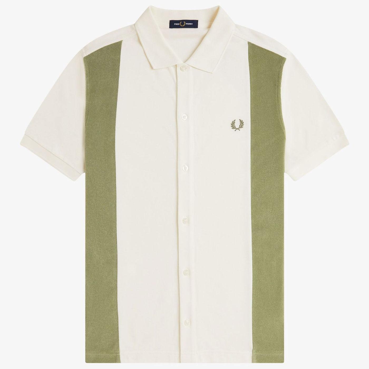 Fred Perry Retro Towelling Panel Pique Polo (LE)