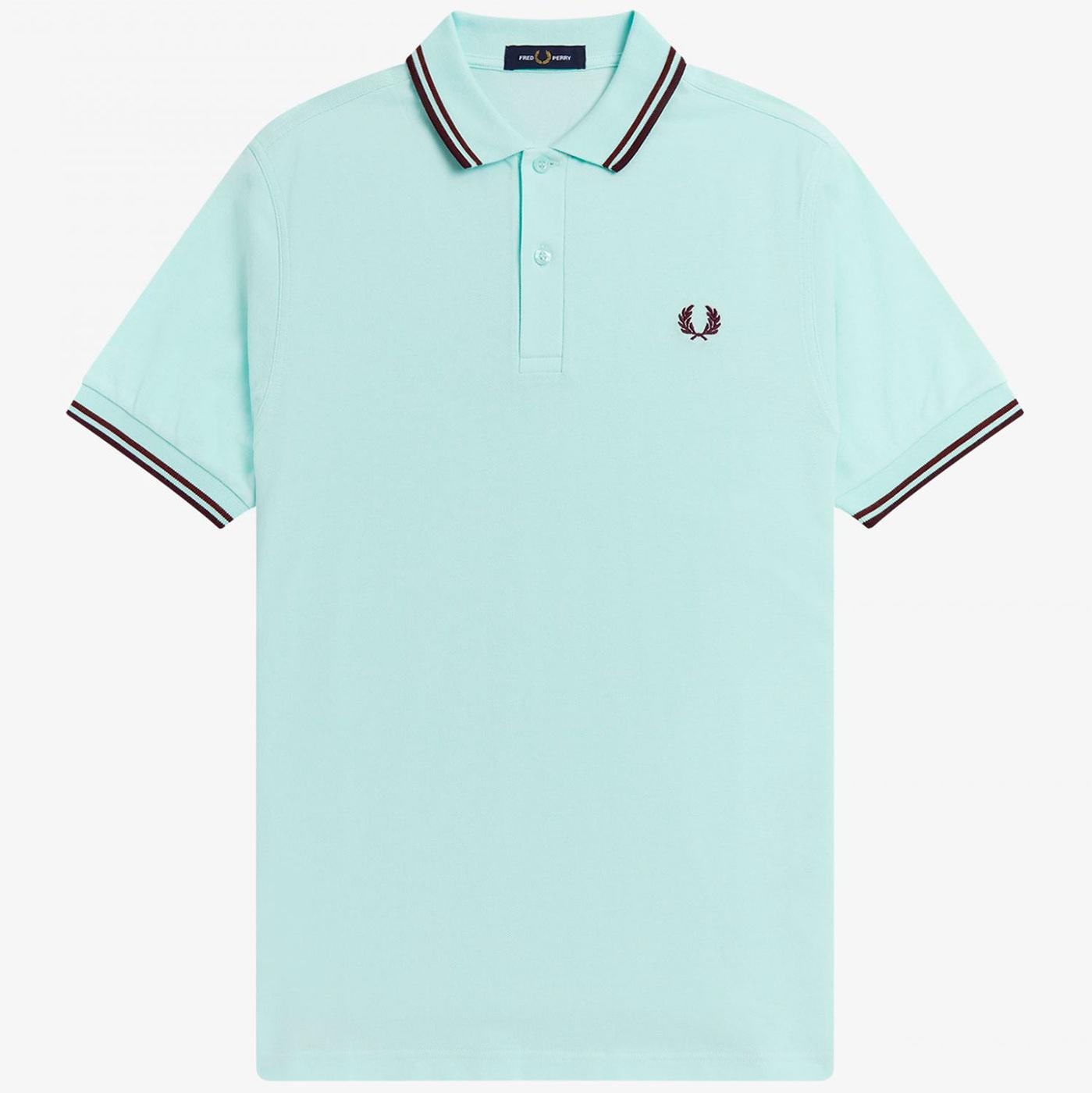FRED PERRY M3600 P44 Twin Tipped Mod Polo Top BB