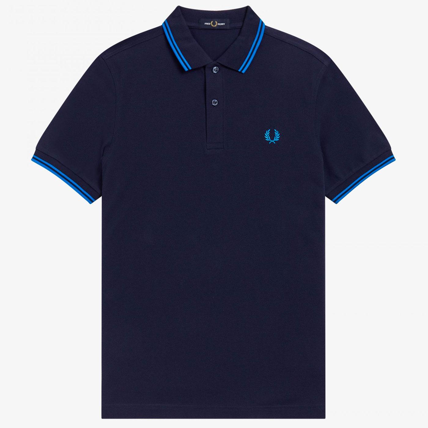 FRED PERRY M3600 P38 Twin Tipped Mod Polo Top DC
