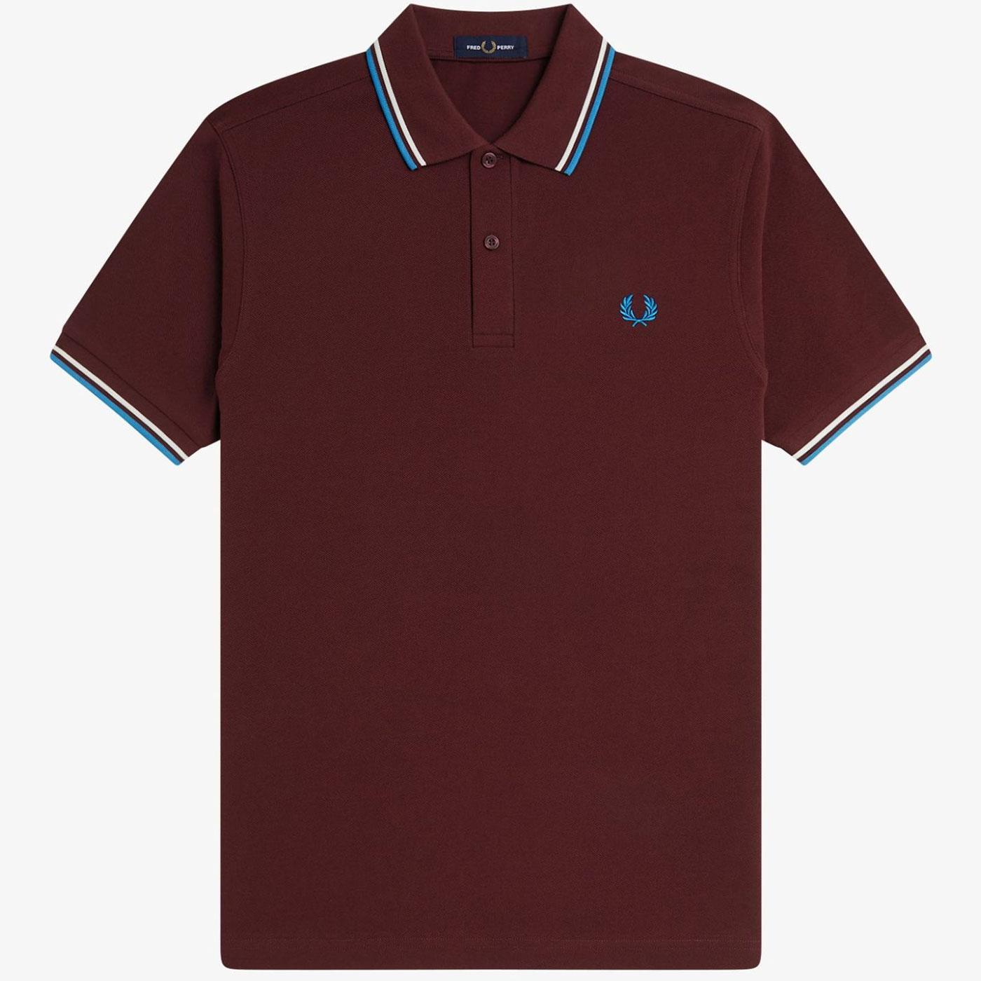 FRED PERRY M3600 Mod Twin Tipped Polo Shirt O/E