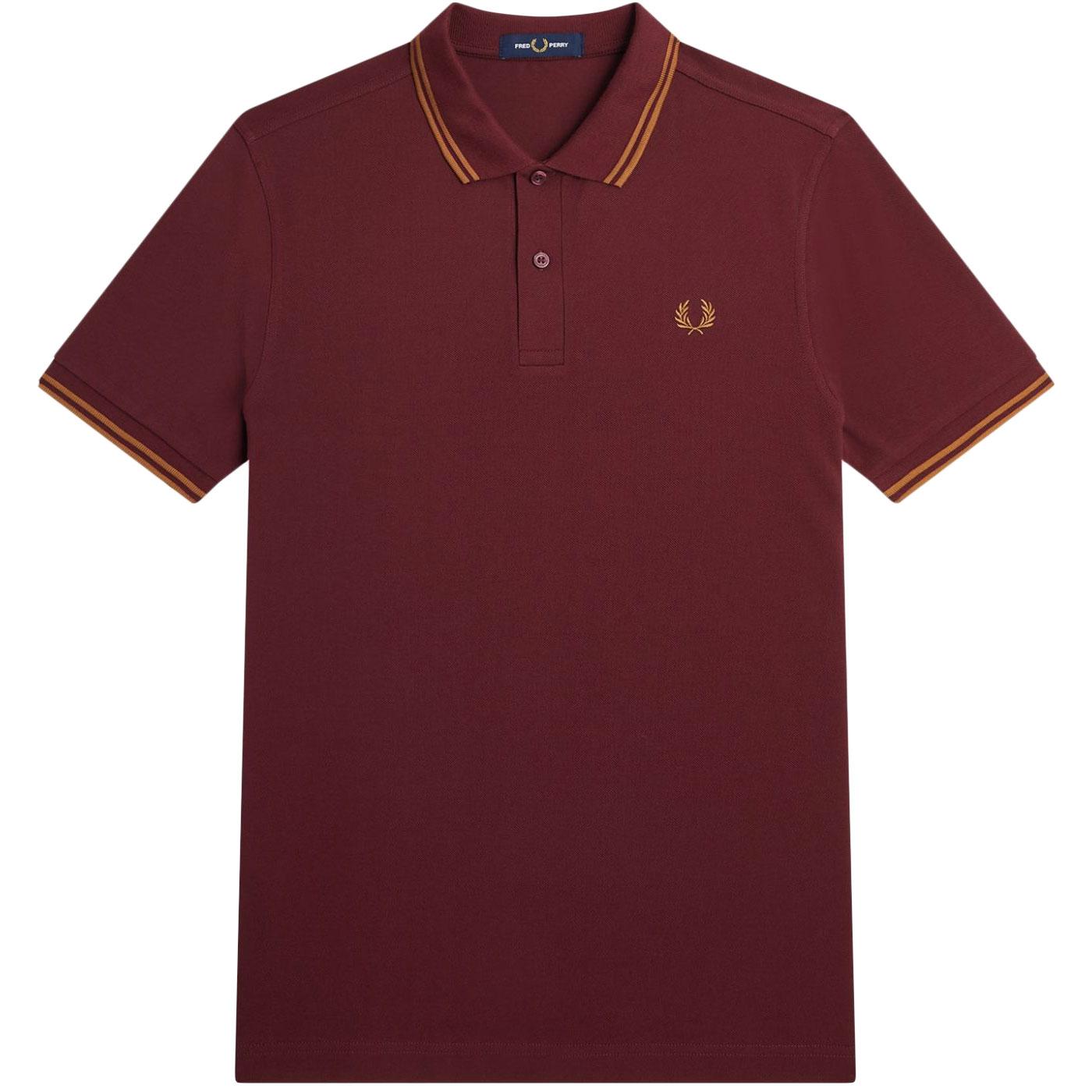 FRED PERRY M3600 Mod Twin Tipped Polo Shirt O/SS