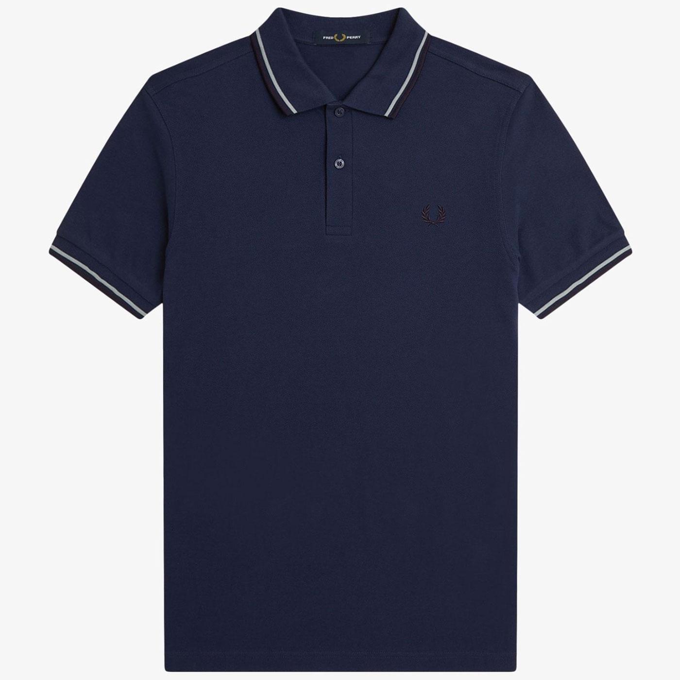 FRED PERRY M3600 Mod Twin Tipped Polo Shirt TB/SB