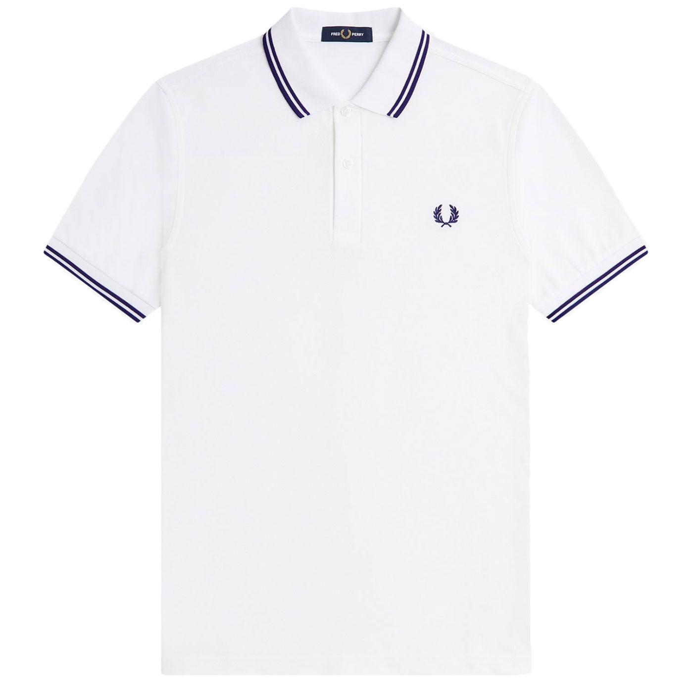 FRED PERRY M3600 Mod Twin Tipped Polo Shirt W/FN