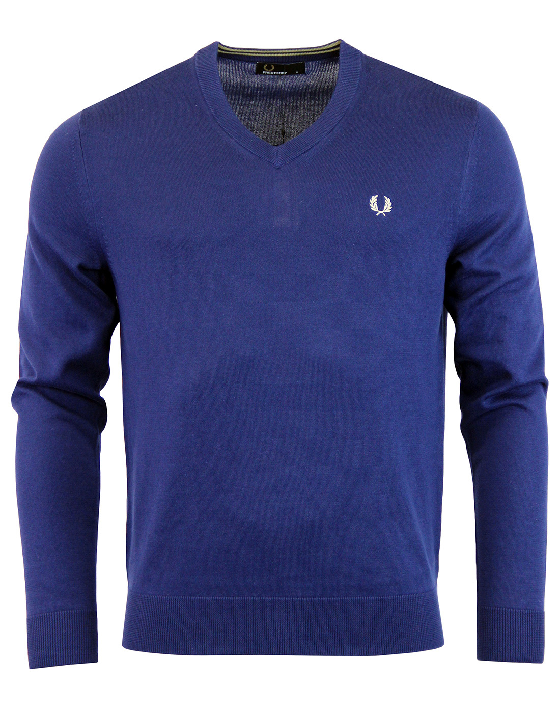 FRED PERRY Men's Classic Cotton V-Neck Sweater FB