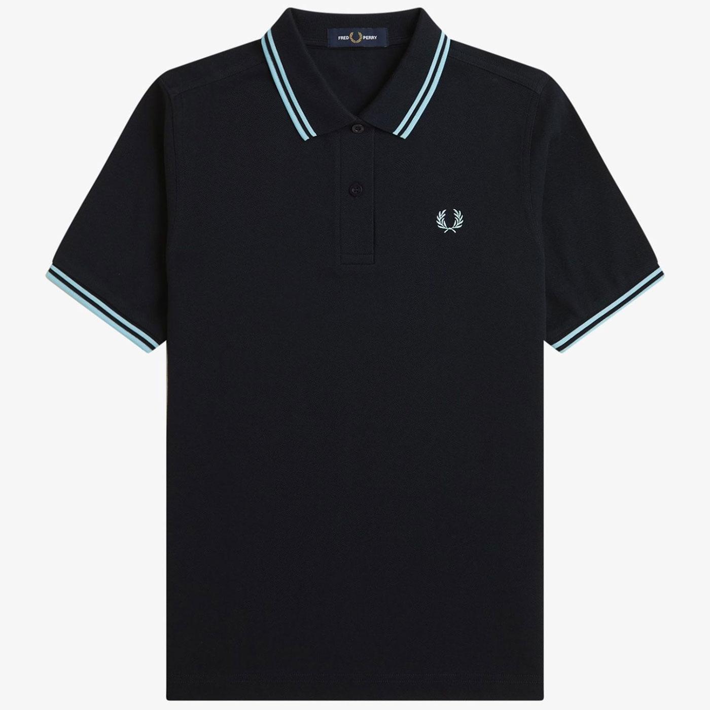 FRED PERRY Women G3600 Retro Twin Tipped Polo N/MB