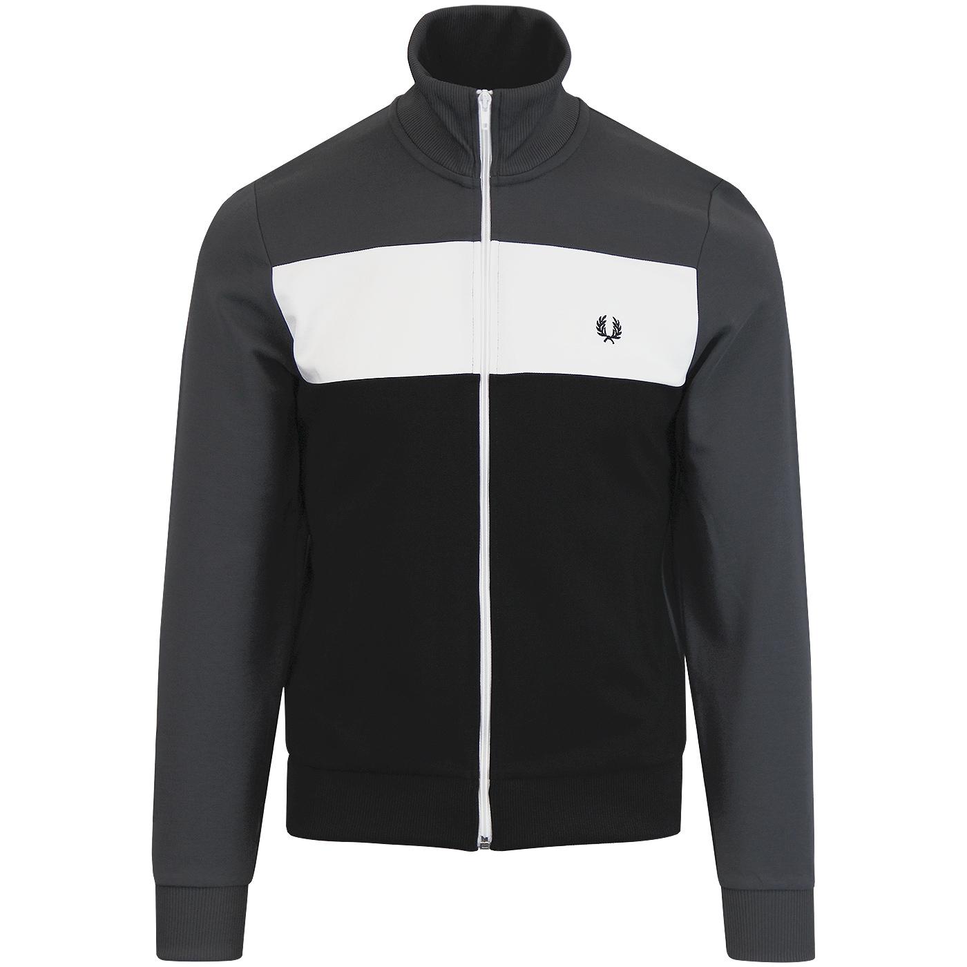 FRED PERRY Retro Colour Block Panel Track Jacket
