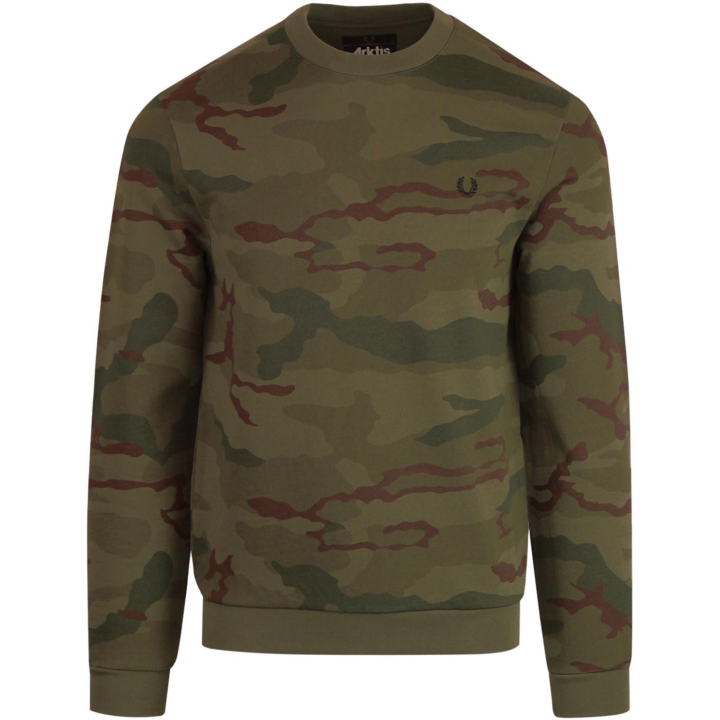 FRED PERRY X ARKTIS Retro Camouflage Sweatshirt
