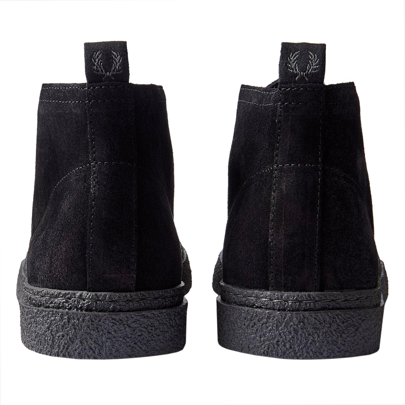 fred perry suede boots mens