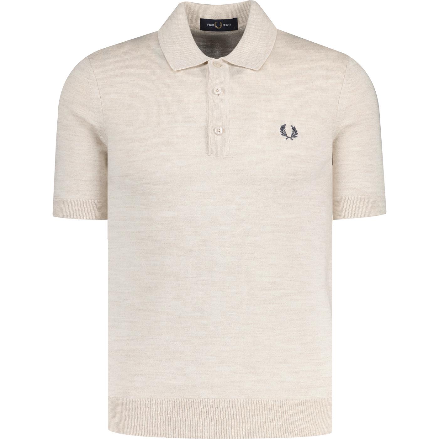 Fred Perry Merino Blend Classic Knitted Shirt PM