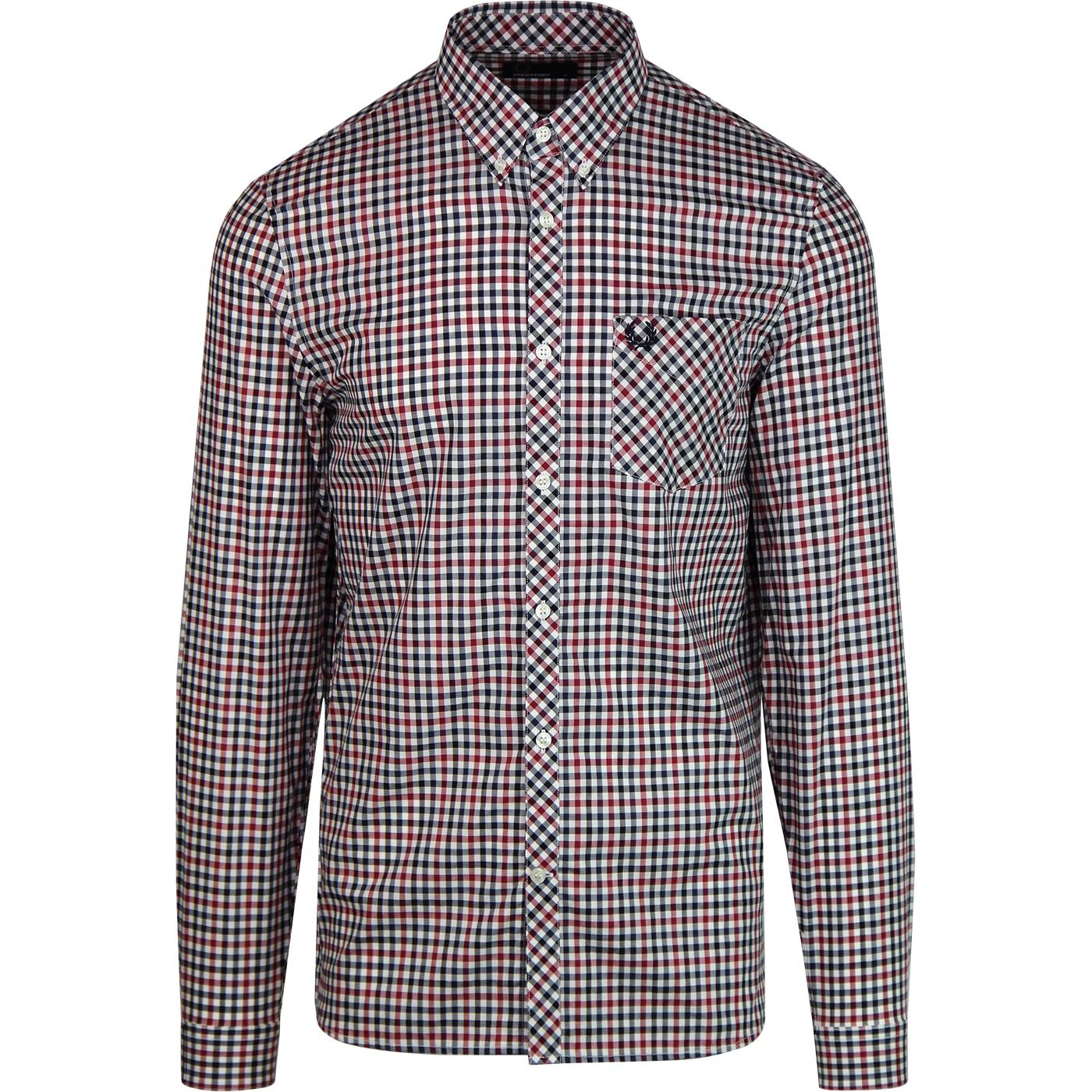 fred perry button down shirt