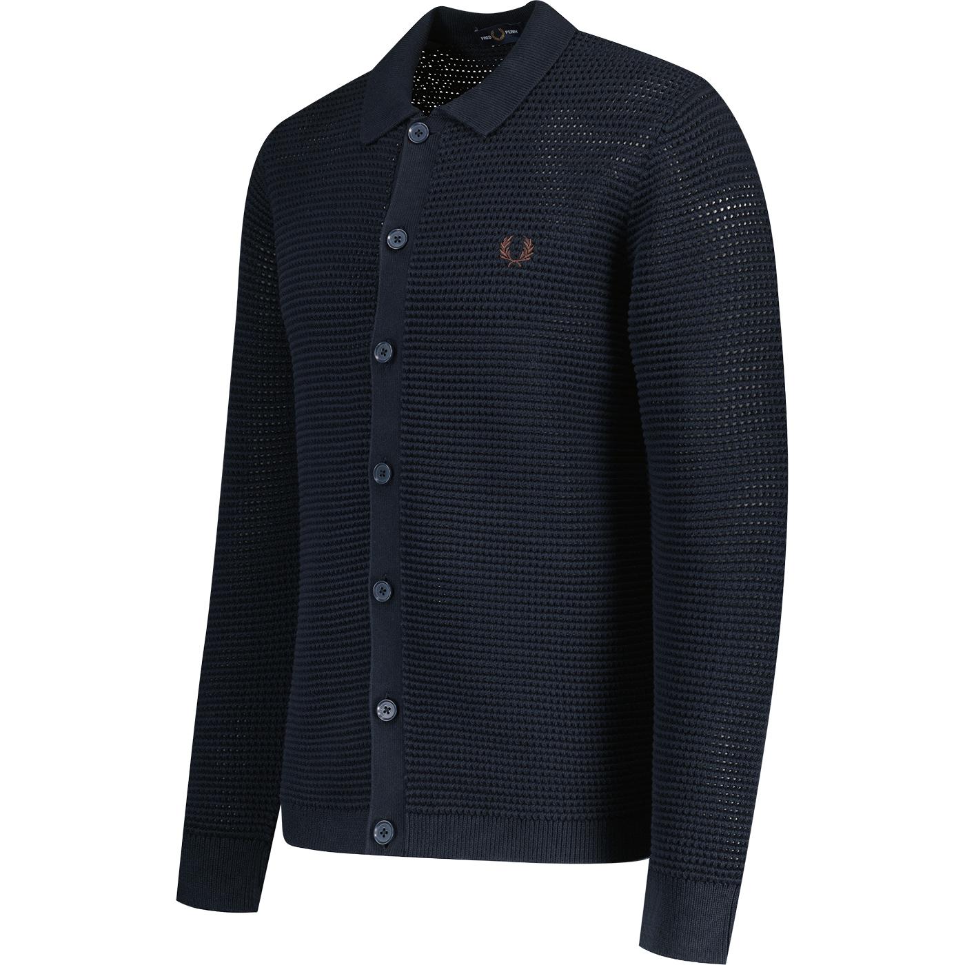 Fred perry cardigan discount