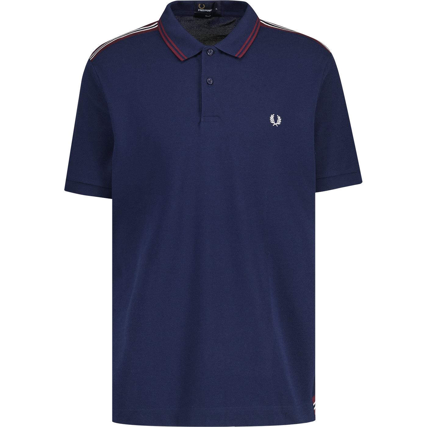Fred Perry Retro Shoulder Insert Polo Shirt (CB)