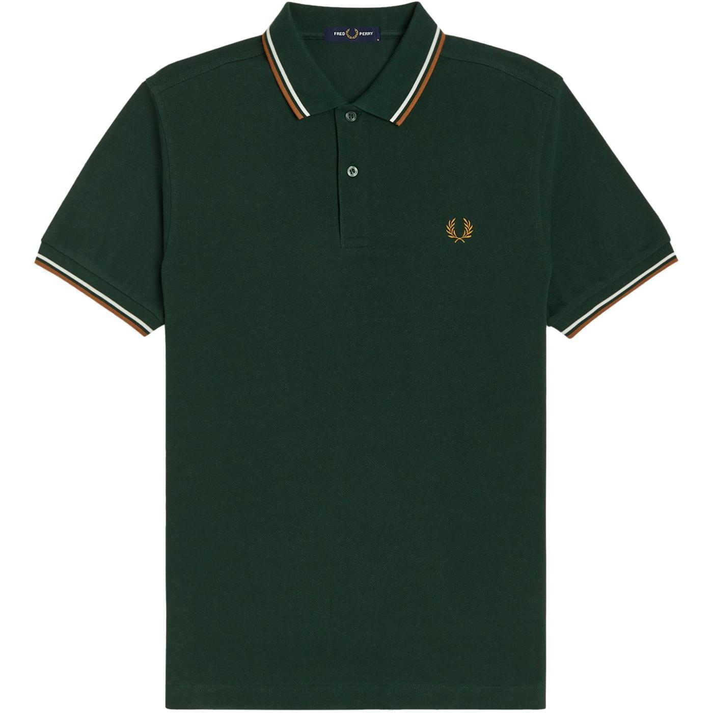 FRED PERRY M3600 Men's Twin Tipped Pique Polo E/SW