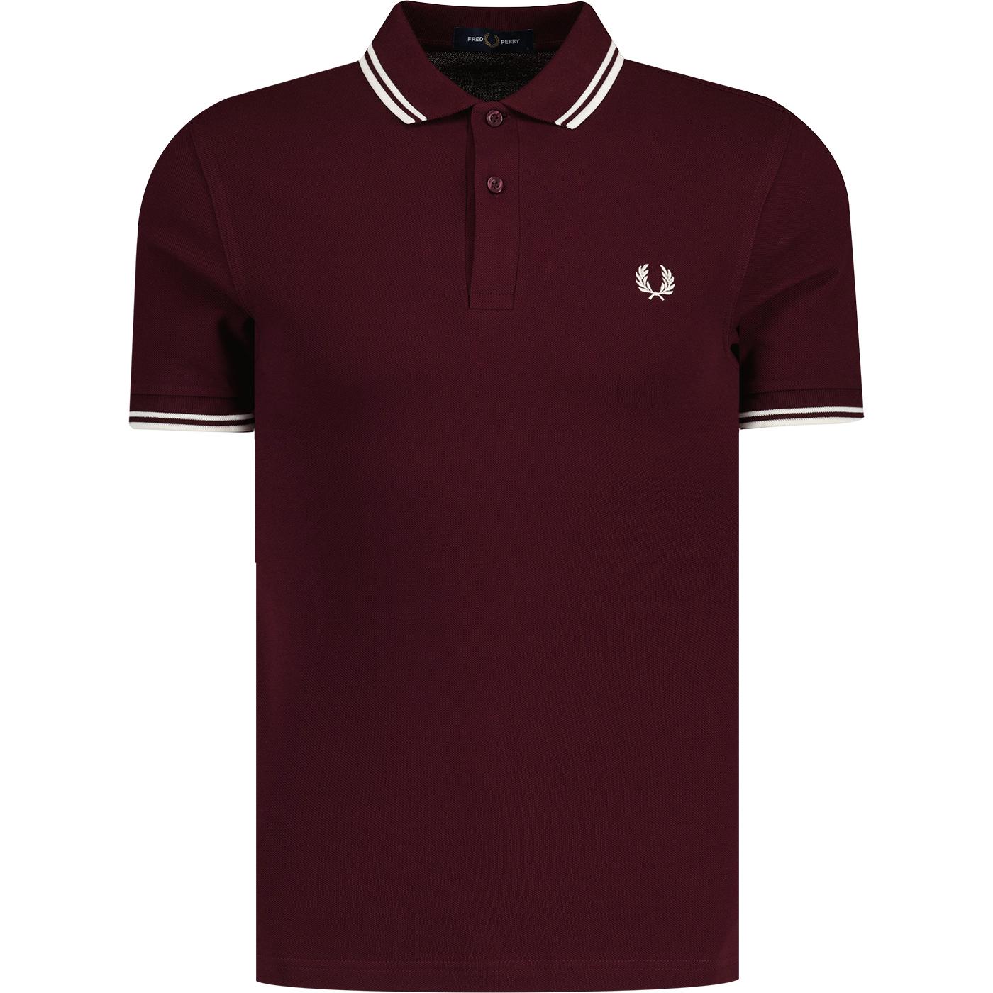 FRED PERRY M3600 Mod Twin Tipped Polo Shirt O/W