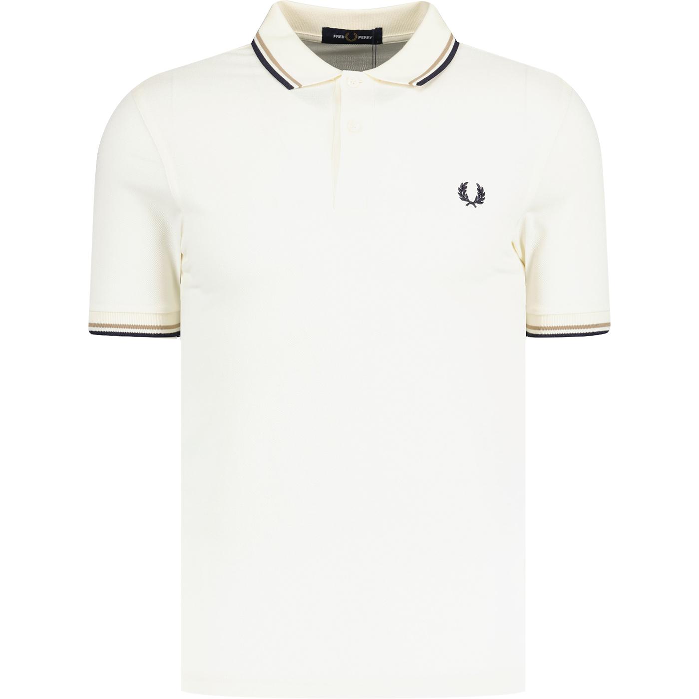 M3600 Fred Perry Mod Twin Tipped Polo Shirt E/S/N