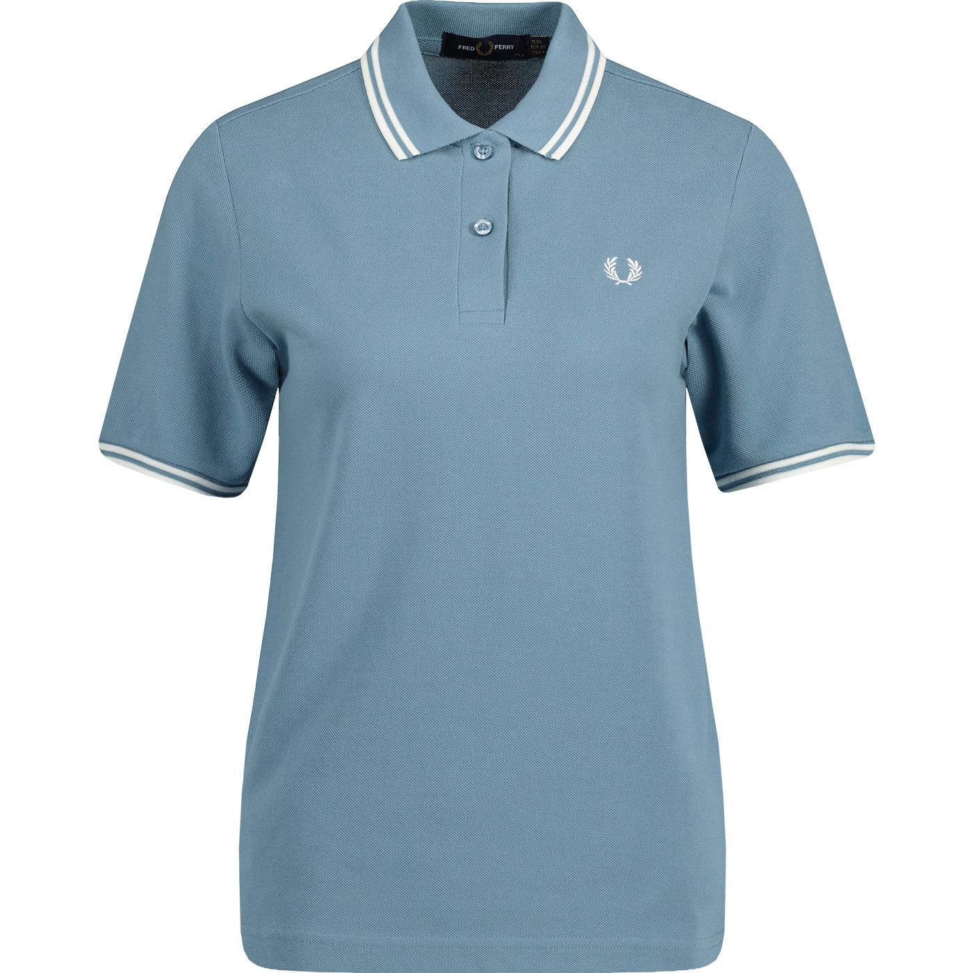 FRED PERRY Womens G3600 Retro Twin Tipped Polo AB