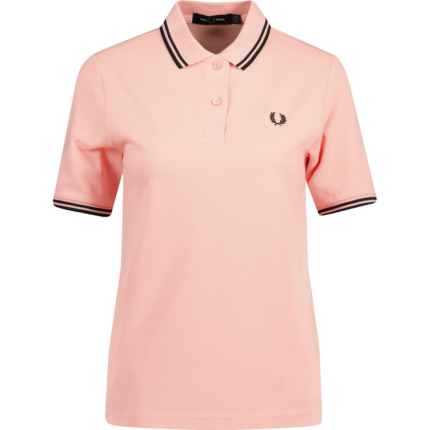 FRED PERRY Womens G3600 Retro Twin Tipped Polo (P)