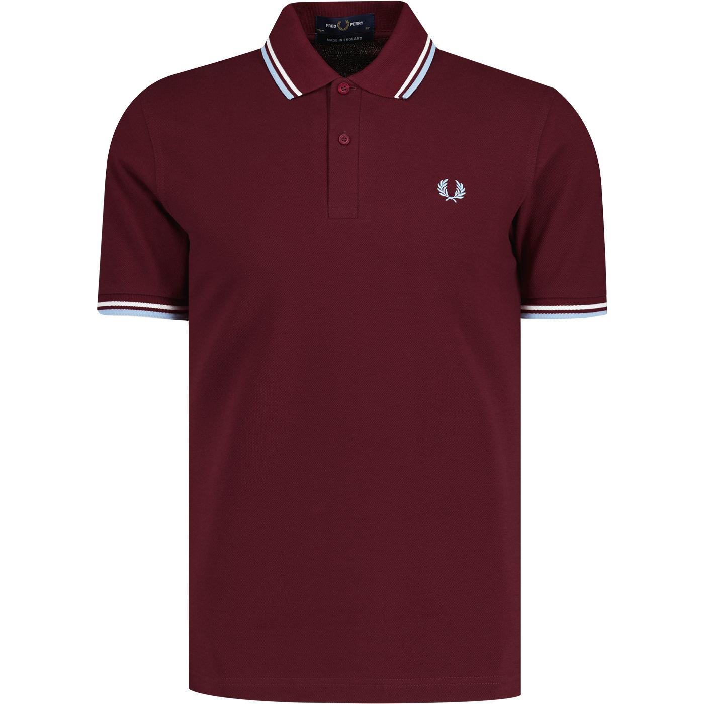 M12 FRED PERRY Made in England Twin Tipped Polo M