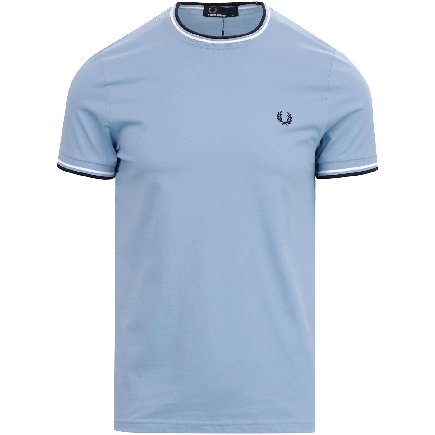 FRED PERRY Retro Mod Twin Tipped Crew T-Shirt S/W