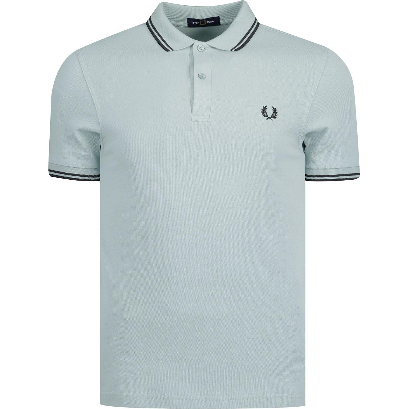 FRED PERRY M3600 Twin Tipped Mod Polo Top (SB/B)
