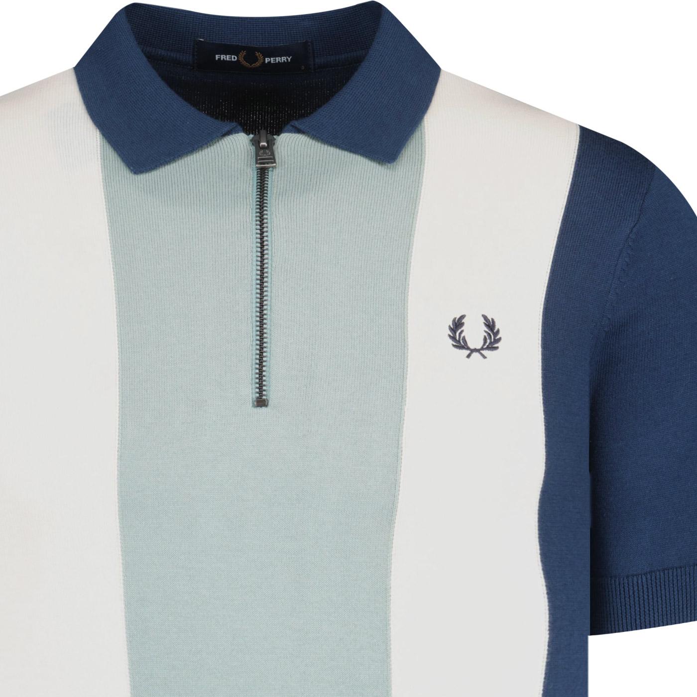 トップス FRED PERRY textured stripe polo shirt Fred Perry Textured Knit Striped Polo Shirt | Liberty