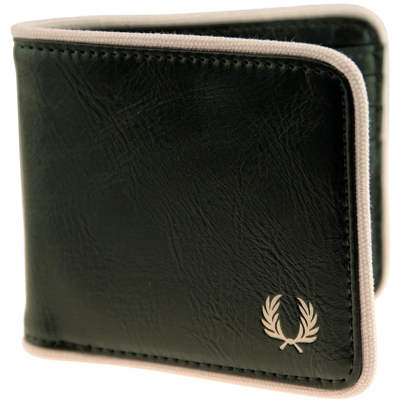 FRED PERRY Classic Logo Billfold Wallet - Forest