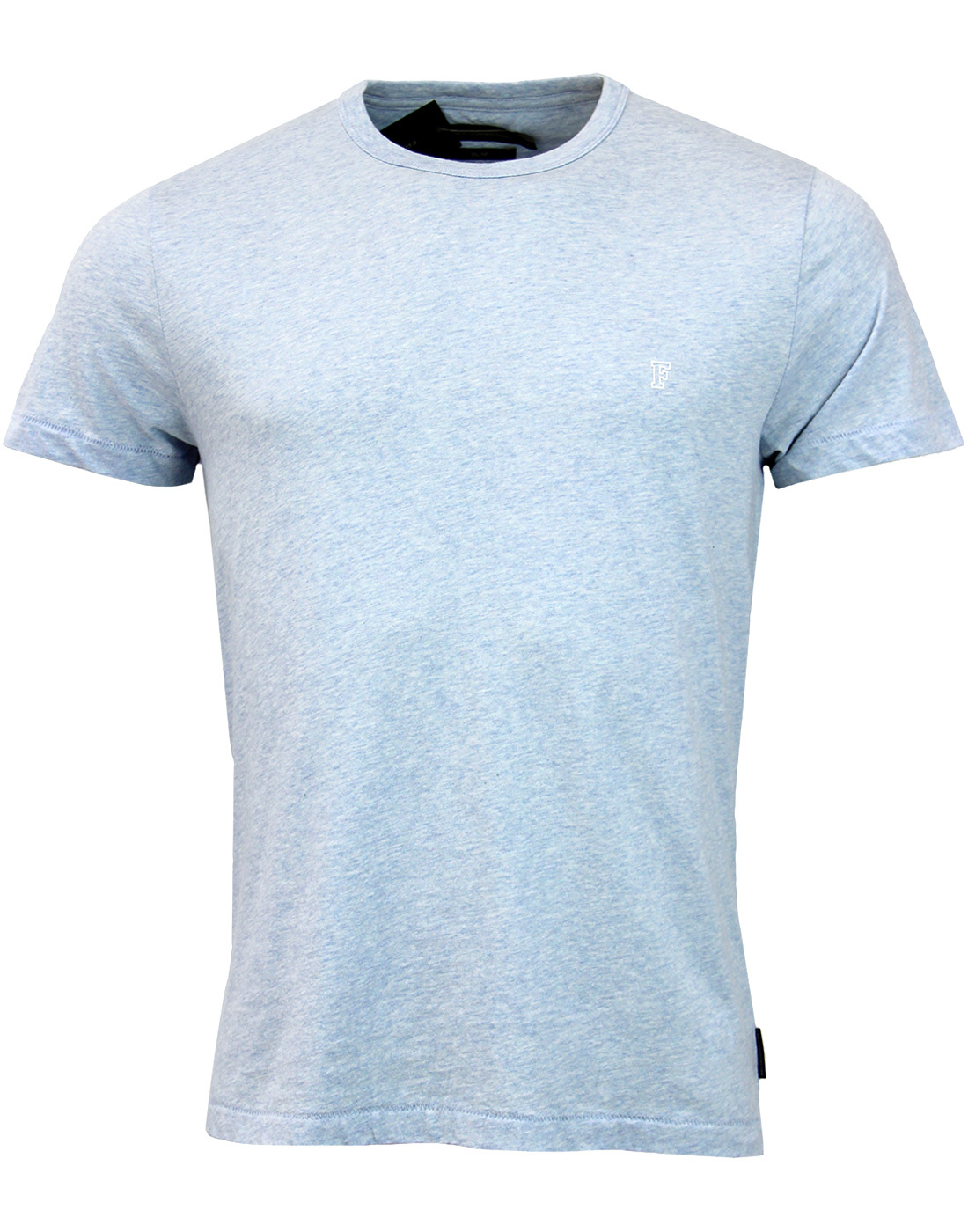 FRENCH CONNECTION Retro Slim Fit Crew Neck Tee in Kentucky Blue