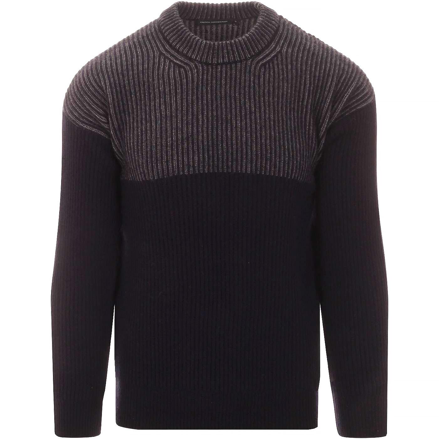 FRENCH CONNECTION Ribbed Fishermans Stripe Jumper