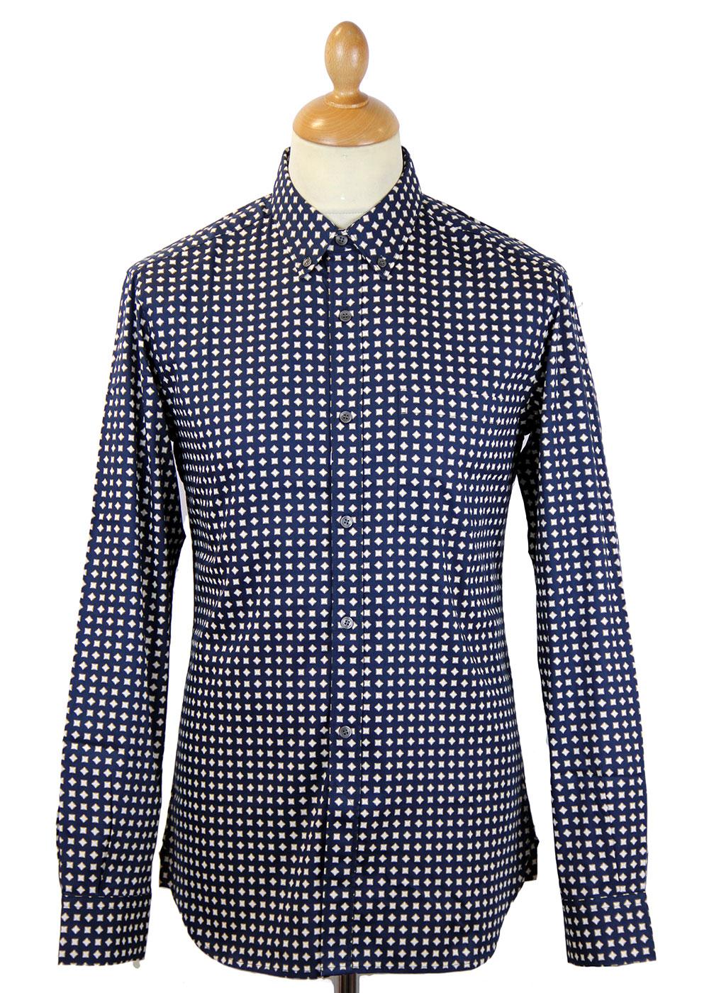 Gallery Diamonds FRENCH CONNECTION 60s Mod Shirt
