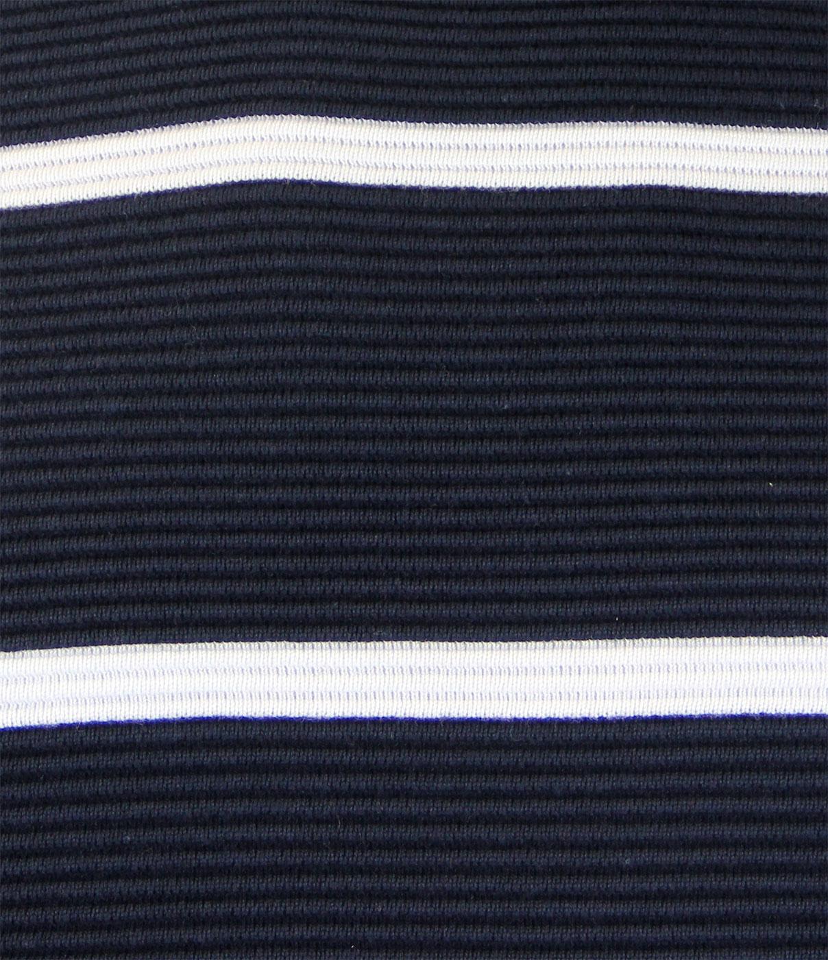 FRENCH CONNECTION Retro Mod Breton Stripe Ottoman Knit Jumper