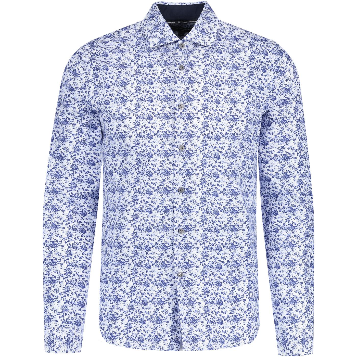 French Connection Confetti Floral AOP Retro Shirt