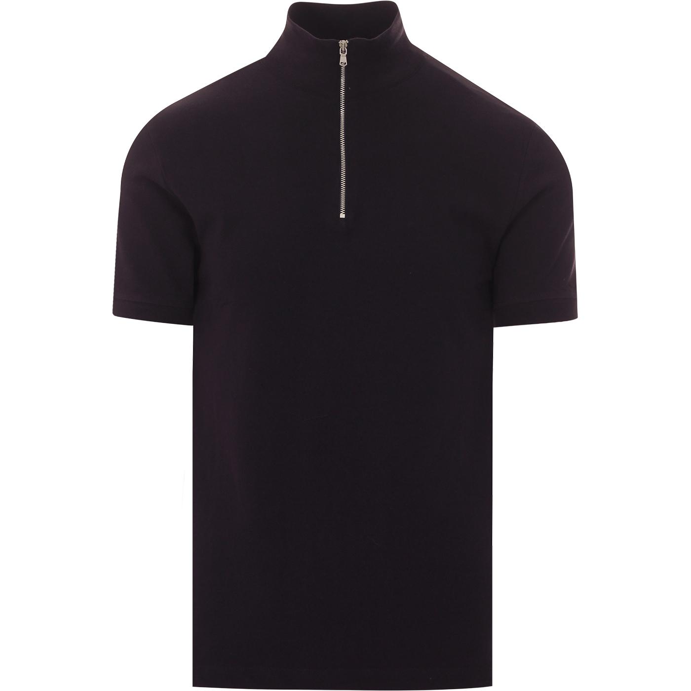 FRENCH CONNECTION Mod Funnel Neck Polo Shirt